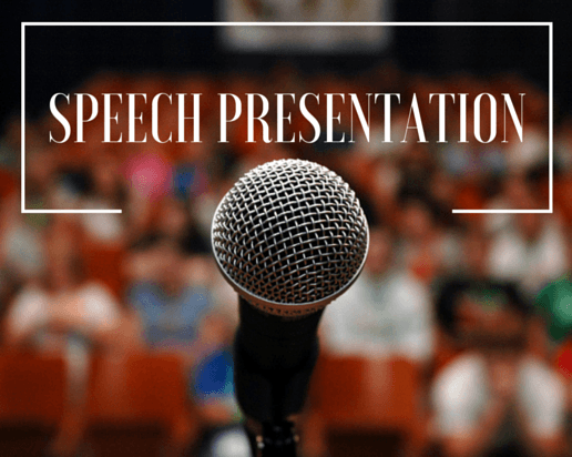 define presentation and speech